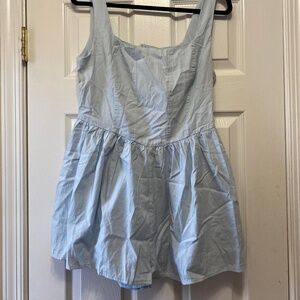 Pacsun baby blue Romper